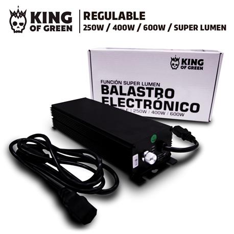 Ballast Electronico Regulable 600W - King of Green